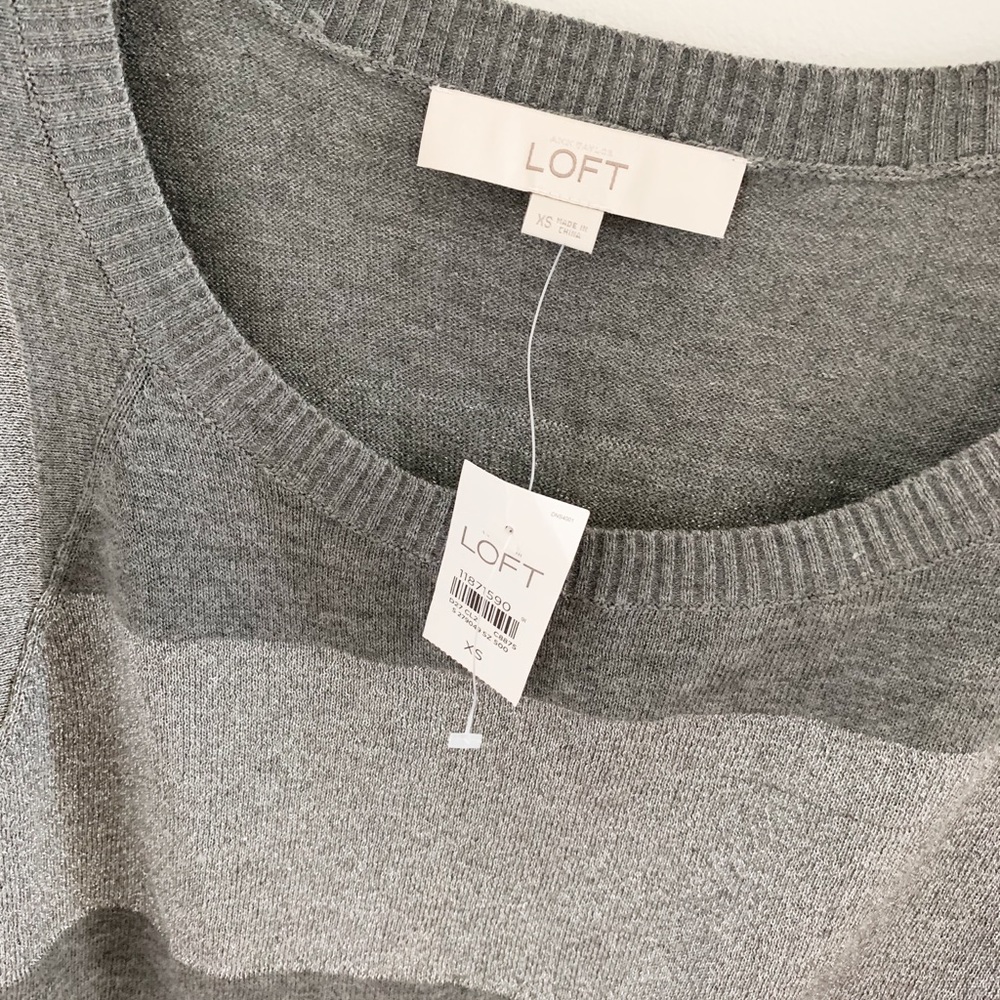 Loft Batwing Striped Top - Picture 4 of 4